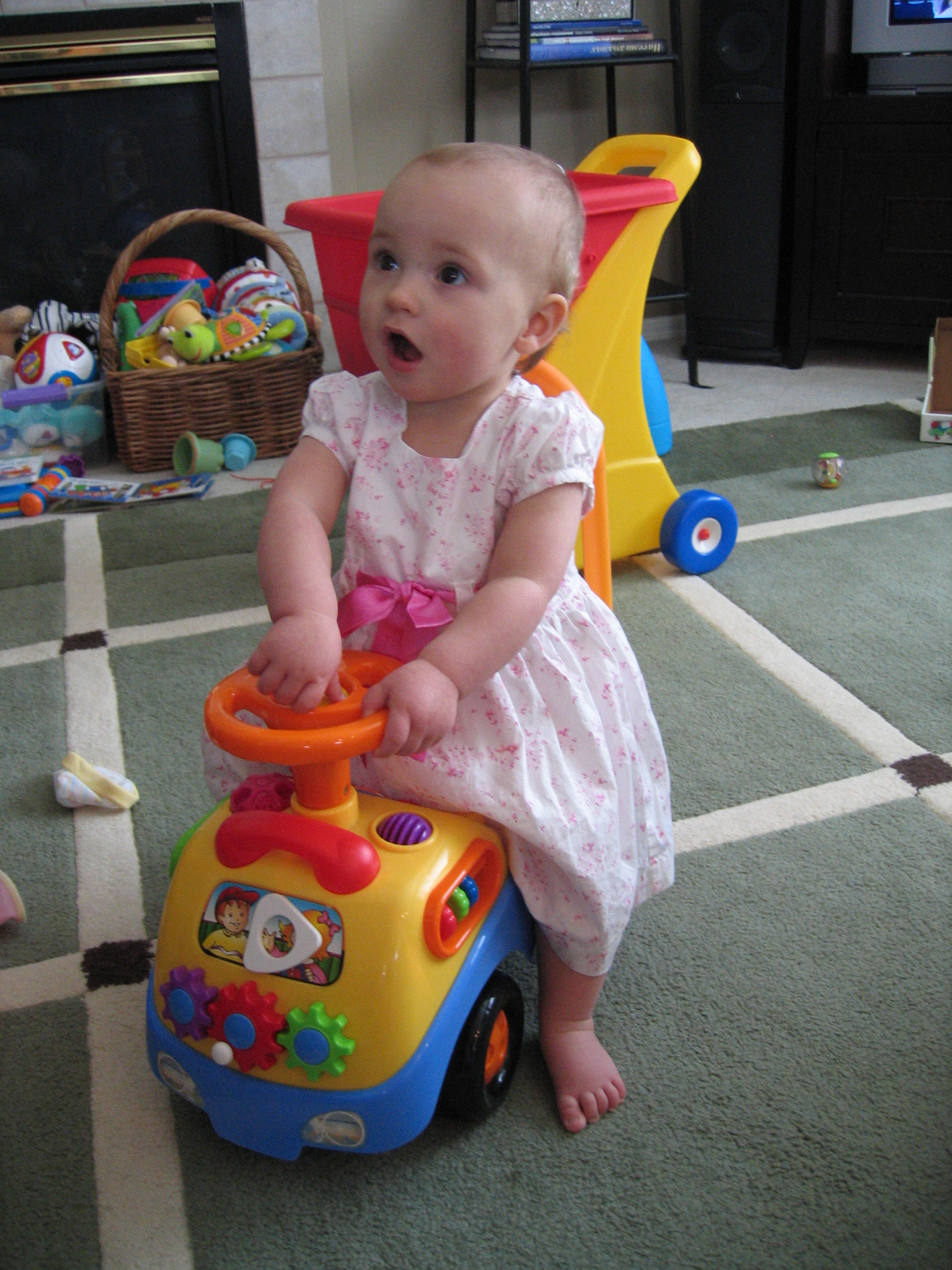 Megans1stbday/23_Megan_driving_her_truck.jpg